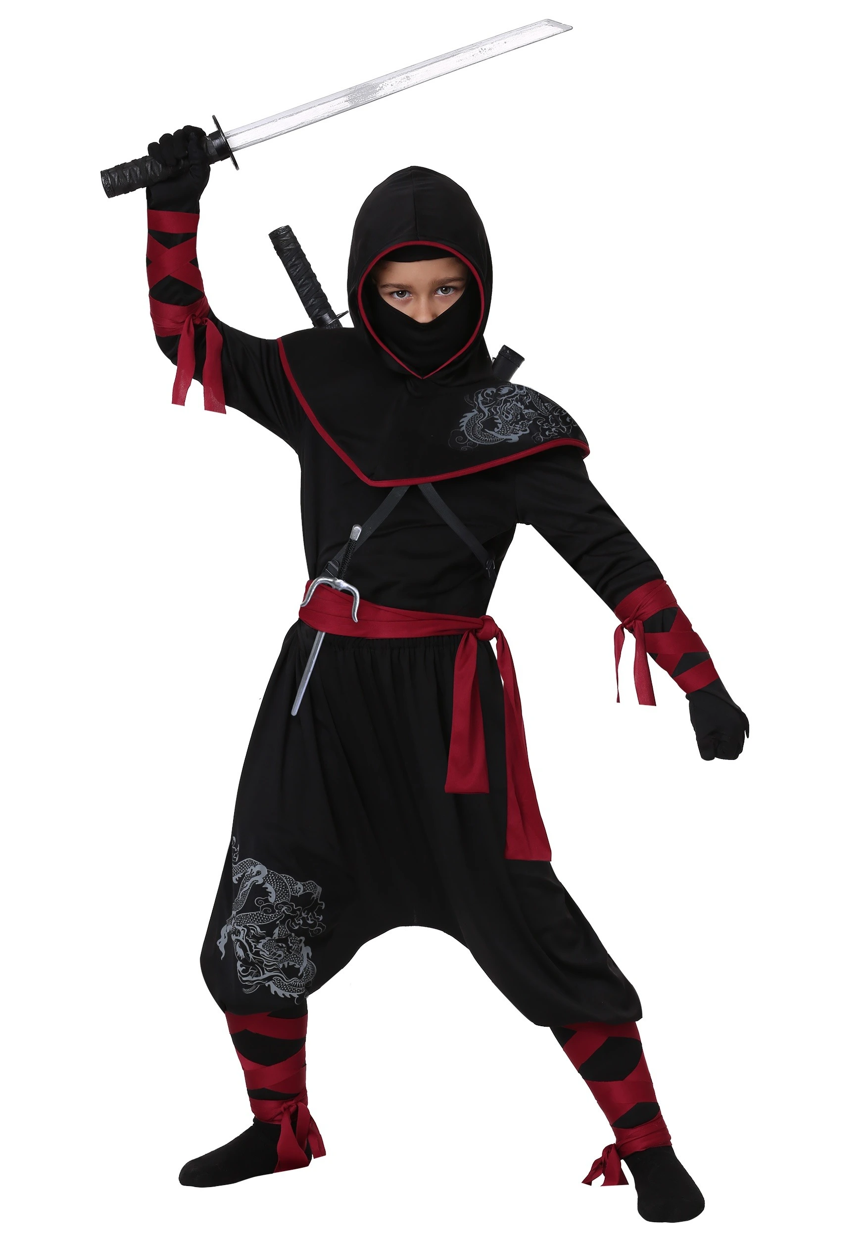 Fun Costumes Kid's Deadly Ninja Costume 3 Fun Costumes Kid's Deadly Ninja Costume
