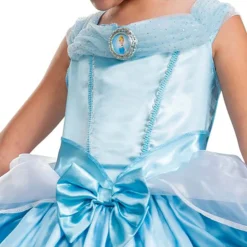 Disguise Disney Deluxe Girl's Cinderella Toddler Costume 9 Disguise Disney Deluxe Girl's Cinderella Toddler Costume -Elope Store deluxe toddler cinderella costume alt 2