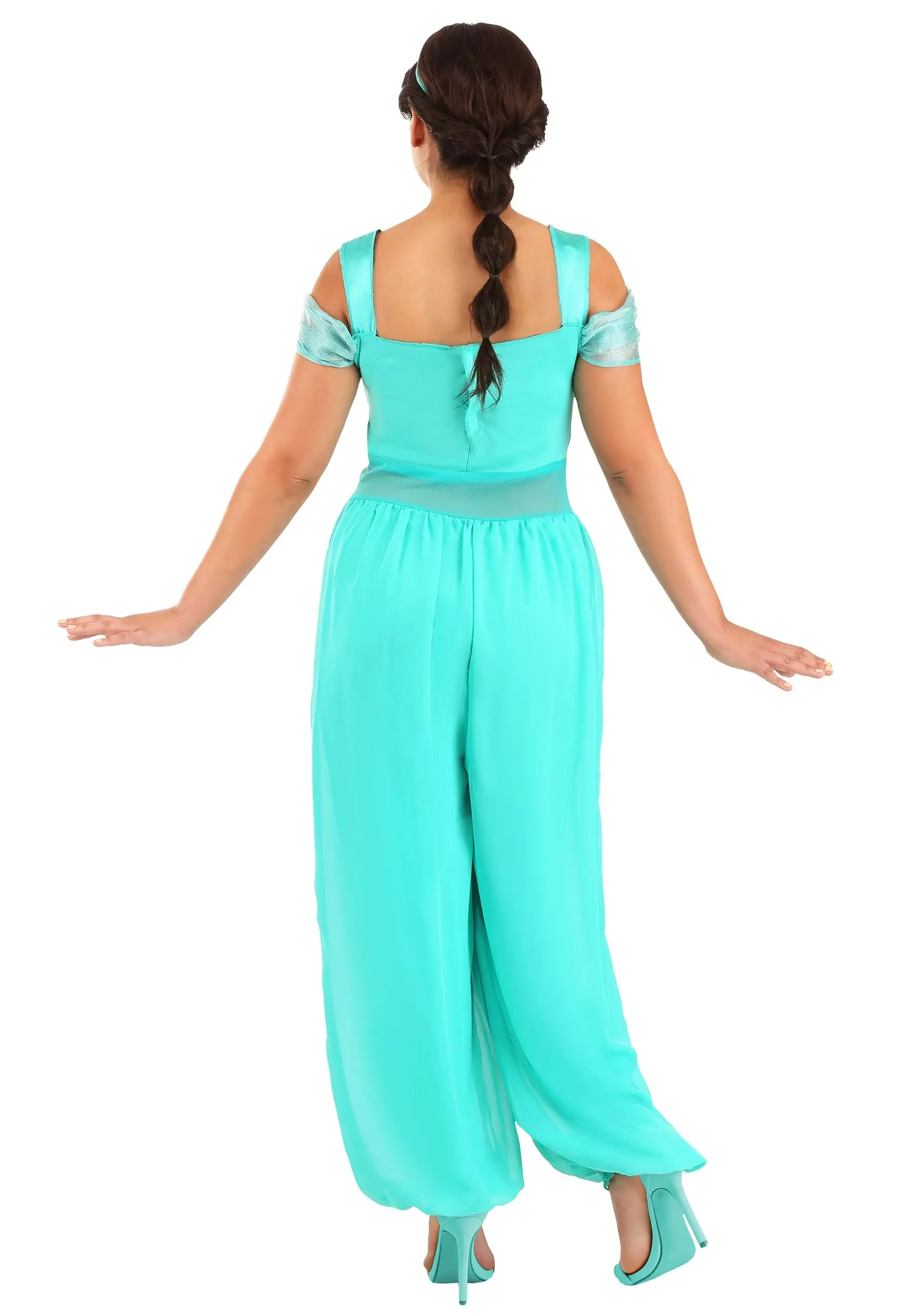 Disguise Deluxe Disney Aladdin Jasmine Women's Costume 4 Disguise Deluxe Disney Aladdin Jasmine Women's Costume - Image 2