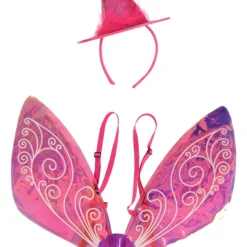 Elope Disney Flora The Fairy Headband & Wings Kit -Elope Store disney flora headband wings kit alt 5