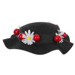 Elope Disney Mary Poppins Classic Black Costume Hat And Scarf -Elope Store disney mary poppins classic black hat and scarf alt 2