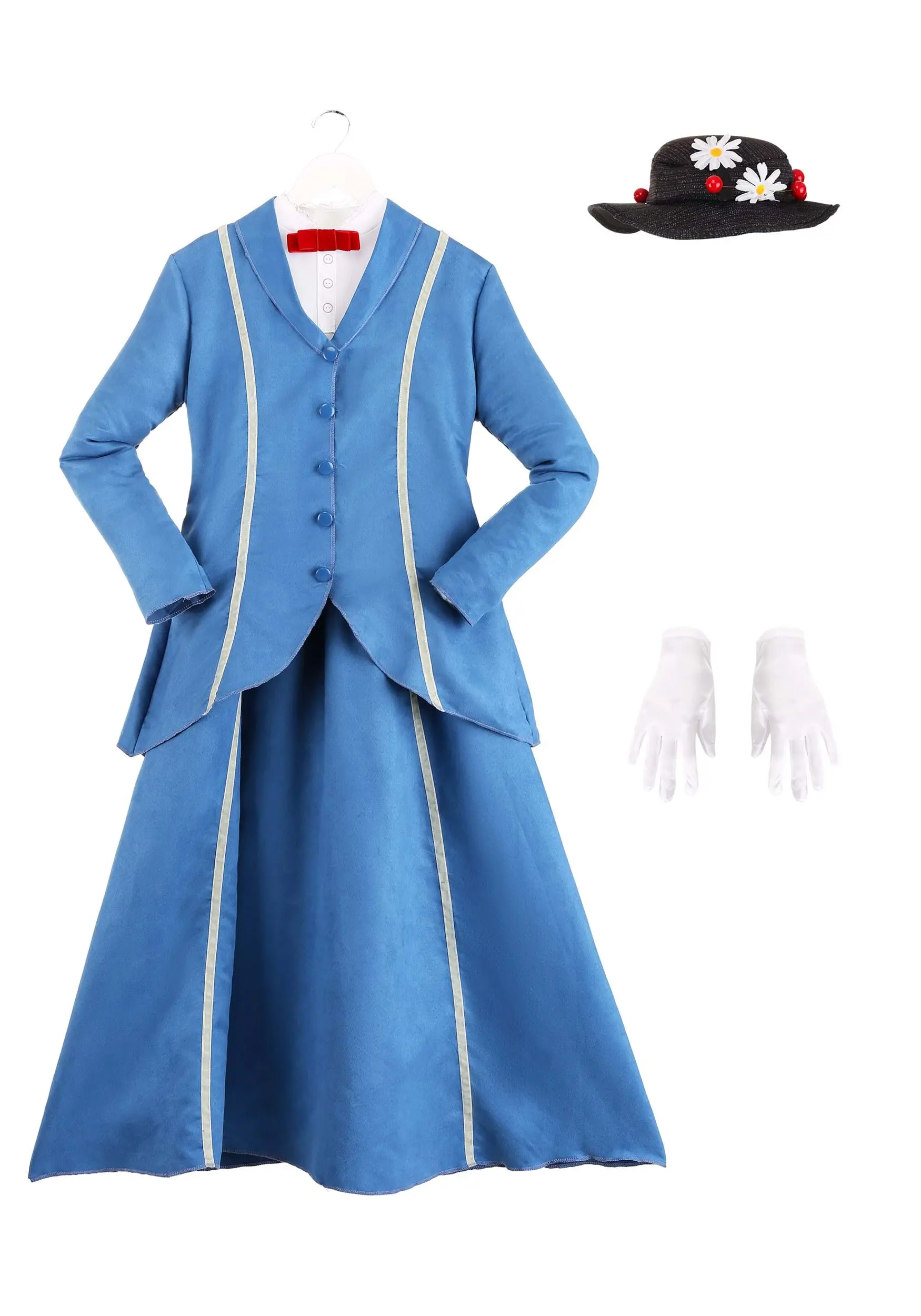 Disguise Limited Women's Mary Poppins Blue Coat Costume 10 Disguise Limited Women's Mary Poppins Blue Coat Costume - Image 8