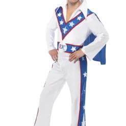 Smiffys Evel Knievel Adult Evel Knievel Costume