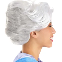 Partytime Wig Disney Fairy Godmother Wig For Adults -Elope Store fairy godmother wig alt 3