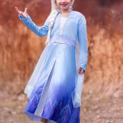 Disguise Frozen 2 Girls Elsa Prestige Costume -Elope Store frozen 2 elsa prestige costume for girls alt1
