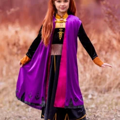 Disguise Deluxe Frozen 2 Girls Anna Costume 7 Disguise Deluxe Frozen 2 Girls Anna Costume -Elope Store frozen 2 girls anna deluxe costume alt1