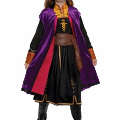 Disguise Deluxe Frozen 2 Girls Anna Costume 9 Disguise Deluxe Frozen 2 Girls Anna Costume -Elope Store frozen 2 girls anna deluxe costume alt3