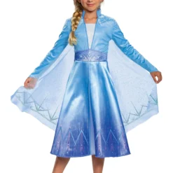 Disguise Limited Deluxe Disney Frozen 2 Girls Elsa Costume 12 Disguise Limited Deluxe Disney Frozen 2 Girls Elsa Costume -Elope Store frozen 2 girls elsa deluxe costume alt 2