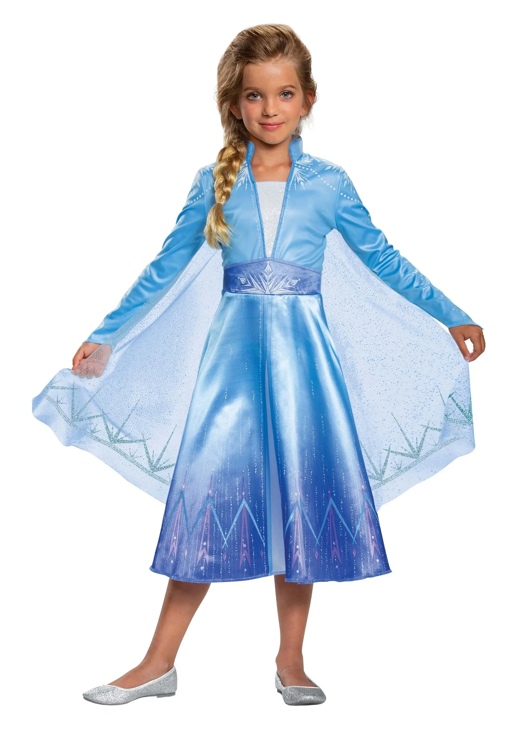 Disguise Limited Deluxe Disney Frozen 2 Girls Elsa Costume 5 Disguise Limited Deluxe Disney Frozen 2 Girls Elsa Costume - Image 3
