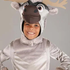 Disguise Limited Disney Frozen Toddler/Kid's Sven Costume For Boys 11 Disguise Limited Disney Frozen Toddler/Kid's Sven Costume For Boys -Elope Store frozen child sven costume alt 2