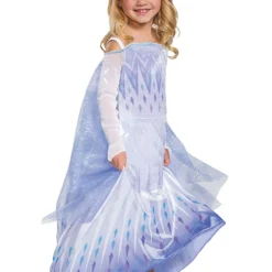 Disguise Deluxe Frozen Snow Queen Elsa Kids Costume -Elope Store frozen snow queen elsa deluxe costume for kids alt 2
