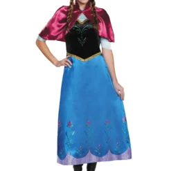 Disguise Frozen Traveling Anna Deluxe Costume For Women -Elope Store frozen traveling anna deluxe costume alt 1