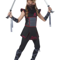 California Costume Collection Girls Black Ninja Costume 9 California Costume Collection Girls Black Ninja Costume -Elope Store girls black ninja costume 3