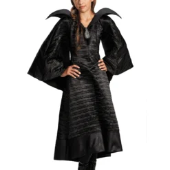 Disguise Girls Deluxe Black Maleficent Christening Gown Costume