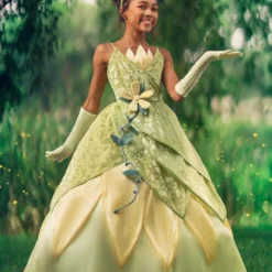 Armada Girl's Disney Deluxe The Princess And The Frog Tiana Costume