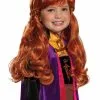 Disguise Frozen 2 Girl's Anna Wig 1 Disguise Frozen 2 Girl's Anna Wig -Elope Store girls frozen 2 anna wig upd