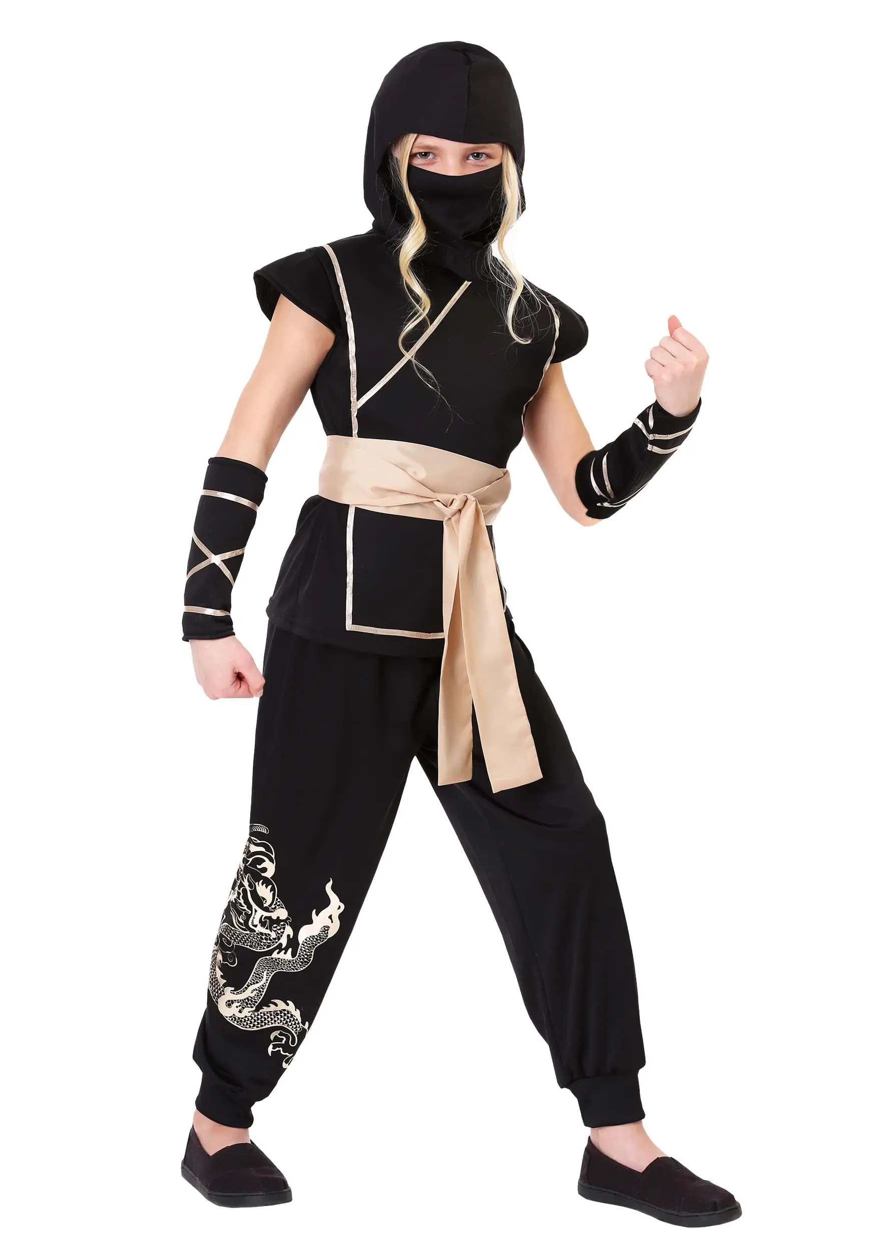 Fun Costumes Girls Guardian Ninja Costume 3 Fun Costumes Girls Guardian Ninja Costume