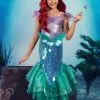 LF Products Pte. Ltd. Disney Little Mermaid Ariel Costume For Girls -Elope Store girls little mermaid ariel costume 2
