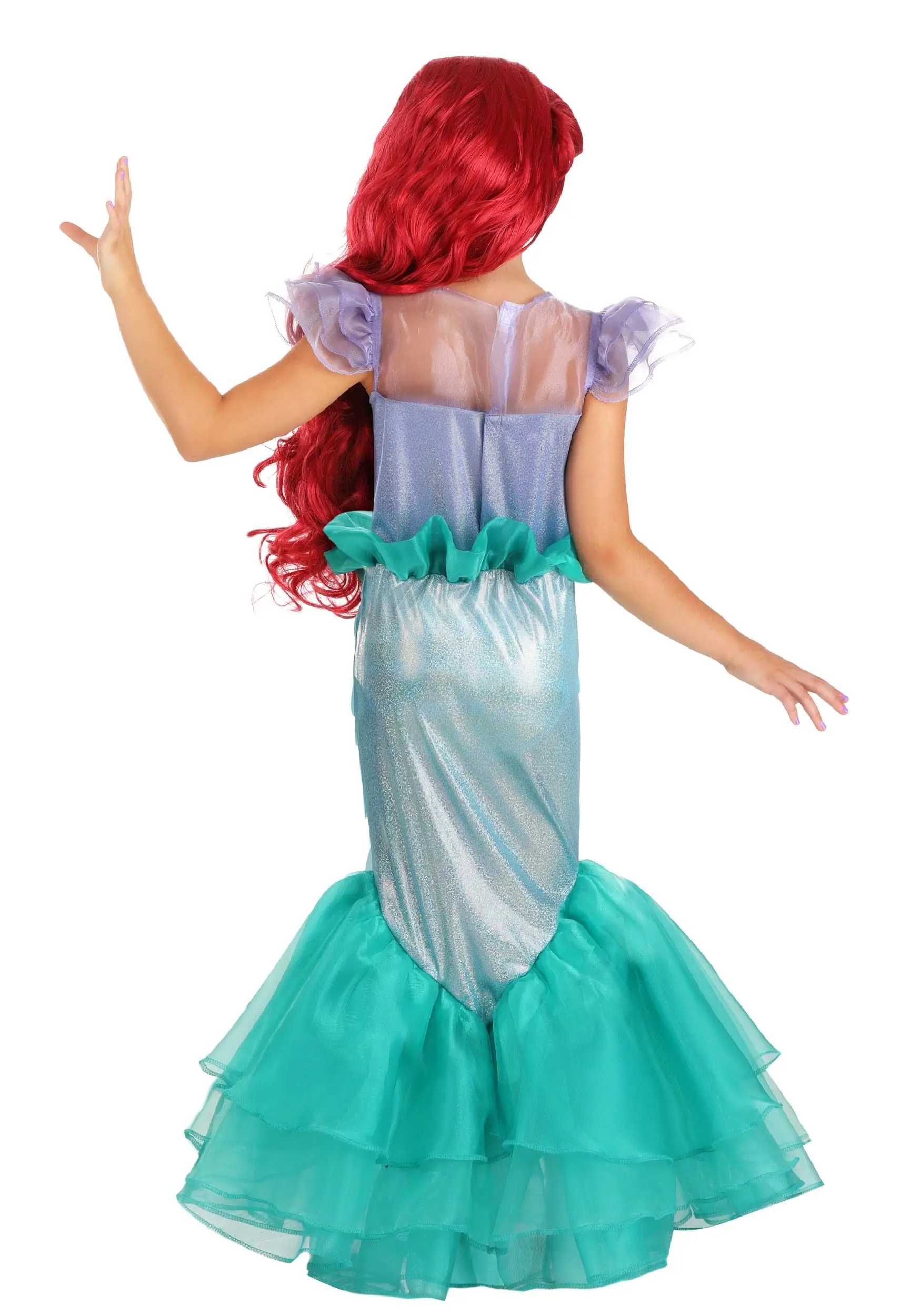 LF Products Pte. Ltd. Disney Little Mermaid Ariel Costume For Girls 8 LF Products Pte. Ltd. Disney Little Mermaid Ariel Costume For Girls - Image 6