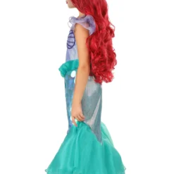 LF Products Pte. Ltd. Disney Little Mermaid Ariel Costume For Girls 17 LF Products Pte. Ltd. Disney Little Mermaid Ariel Costume For Girls -Elope Store girls little mermaid ariel costume alt 6