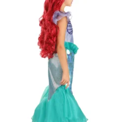 LF Products Pte. Ltd. Disney Little Mermaid Ariel Costume For Girls 19 LF Products Pte. Ltd. Disney Little Mermaid Ariel Costume For Girls -Elope Store girls little mermaid ariel costume alt 8