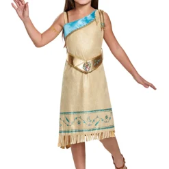 Disguise Pocahontas Deluxe Costume For Girls