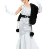 Fun Costumes Girls Silver Movie Star Costume -Elope Store girls silver movie star costume