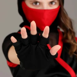 Fun Costumes Girl's Stealth Ninja Costume -Elope Store girls stealth ninja costume alt 2