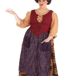 Fun Costumes Mary Sanderson Costume For Plus Size Women From Disney’s Hocus Pocus 24 Fun Costumes Mary Sanderson Costume For Plus Size Women From Disney’s Hocus Pocus -Elope Store hocus pocus mary sanderson plus size womens costume alt 6