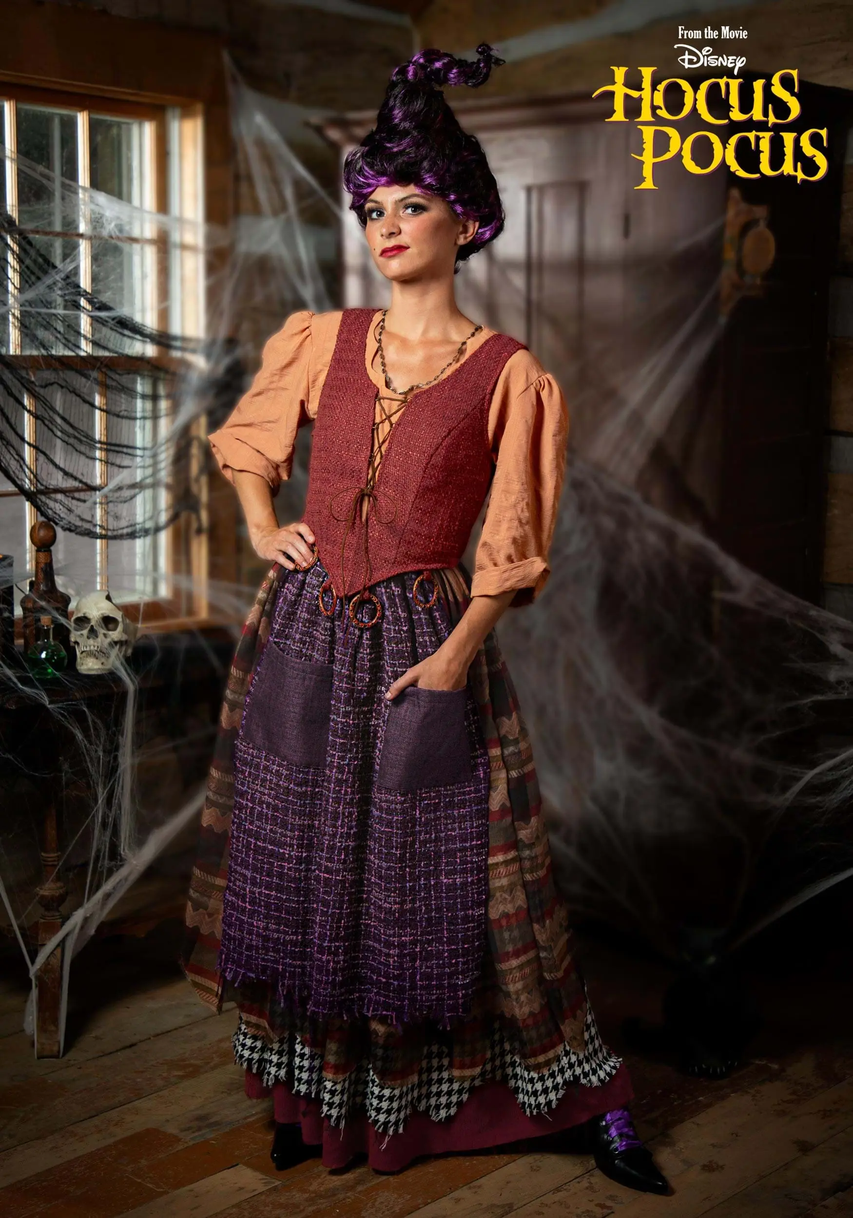 Fun Costumes Mary Sanderson Costume For Women From Disney’s Hocus Pocus 3 Fun Costumes Mary Sanderson Costume For Women From Disney’s Hocus Pocus