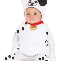 Fun Costumes Dalmatian Costume For Infants From Disney's 101 Dalmatians -Elope Store infant 101 dalmatians bubble costume alt 3