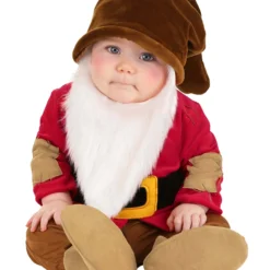 Fun Costumes Disney Snow White Grumpy Dwarf Costume For Infants -Elope Store infant grumpy dwarf costume alt 3