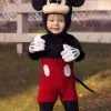 M&R TOY CO., LTD Snuggly Disney Mickey Mouse Baby Costume