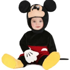 M&R TOY CO., LTD Snuggly Disney Mickey Mouse Baby Costume 9 M&R TOY CO., LTD Snuggly Disney Mickey Mouse Baby Costume -Elope Store infant snuggly mickey mouse costume alt 1