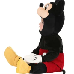 M&R TOY CO., LTD Snuggly Disney Mickey Mouse Baby Costume 11 M&R TOY CO., LTD Snuggly Disney Mickey Mouse Baby Costume -Elope Store infant snuggly mickey mouse costume alt 3