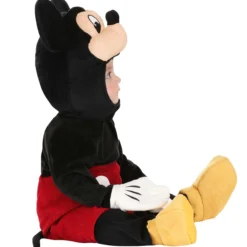 M&R TOY CO., LTD Snuggly Disney Mickey Mouse Baby Costume 12 M&R TOY CO., LTD Snuggly Disney Mickey Mouse Baby Costume -Elope Store infant snuggly mickey mouse costume alt 4