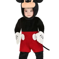 M&R TOY CO., LTD Snuggly Disney Mickey Mouse Baby Costume 13 M&R TOY CO., LTD Snuggly Disney Mickey Mouse Baby Costume -Elope Store infant snuggly mickey mouse costume alt 5