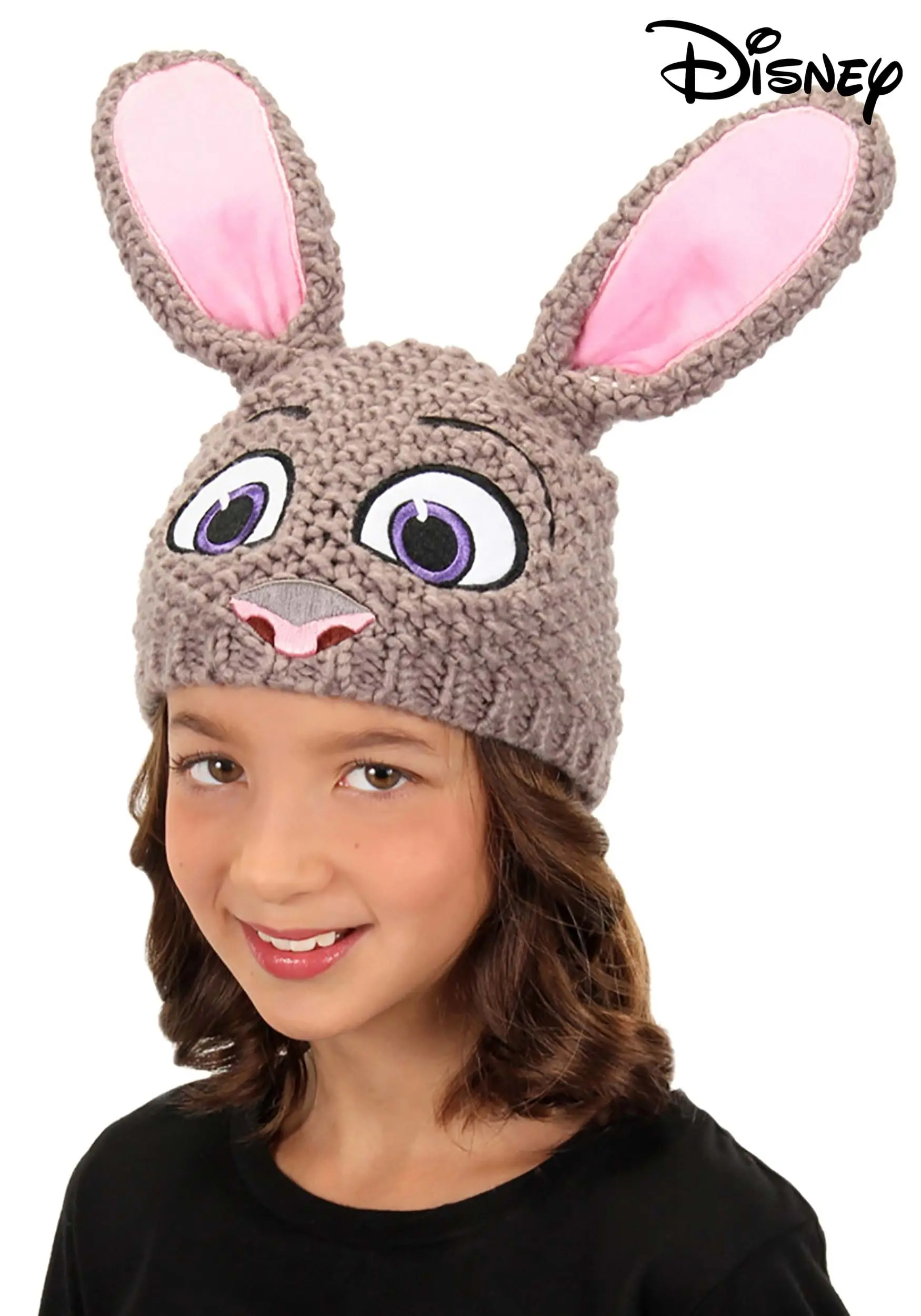 Elope Disney Judy Hopps Knit Gray Beanie 3 Elope Disney Judy Hopps Knit Gray Beanie