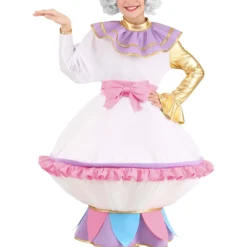 Fun Costumes Mrs. Potts Costume For Kids From Disney's Beauty And The Beast 11 Fun Costumes Mrs. Potts Costume For Kids From Disney's Beauty And The Beast -Elope Store kids beauty and the beast mrs potts costume alt 2