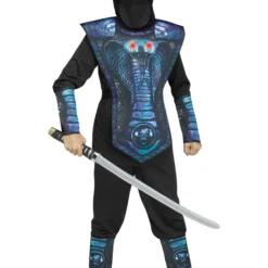 Fun World Blue Cobra Ninja Kid's Costume