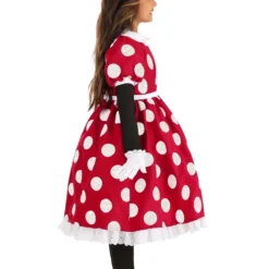 Fun Costumes Deluxe Disney Minnie Mouse Costume For Girls -Elope Store kids deluxe minnie mouse costume alt 4
