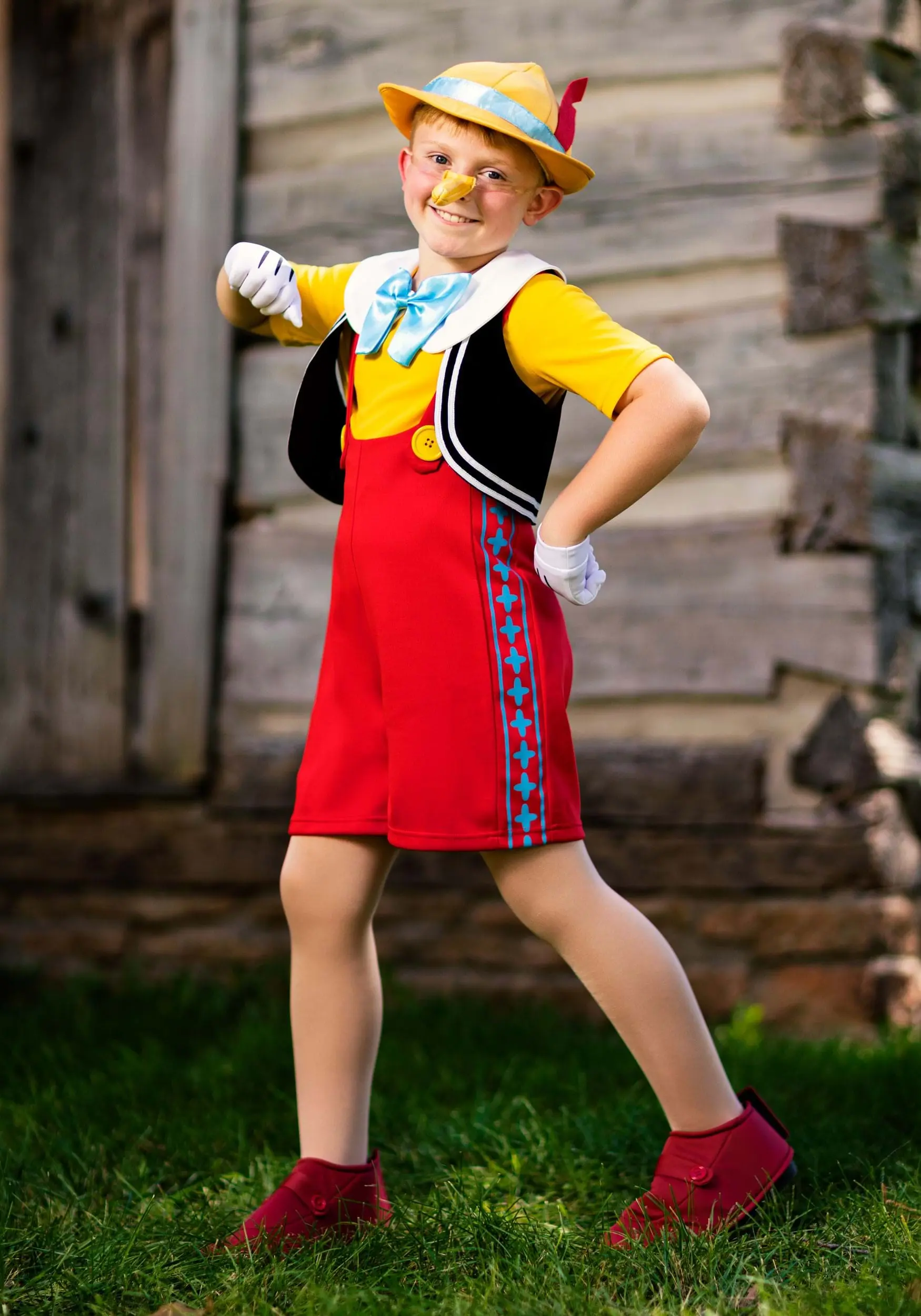 Fun Costumes Deluxe Disney Pinocchio Costume For Kids 4 Fun Costumes Deluxe Disney Pinocchio Costume For Kids - Image 2