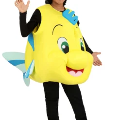 Fun Costumes Disney Flounder Costume For Kids 18 Fun Costumes Disney Flounder Costume For Kids -Elope Store kids flounder costume alt 7