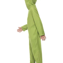 Smiffys Green Alien Jumpsuit Costume For Kids 7 Smiffys Green Alien Jumpsuit Costume For Kids -Elope Store kids green alien jumpsuit costume alt 2