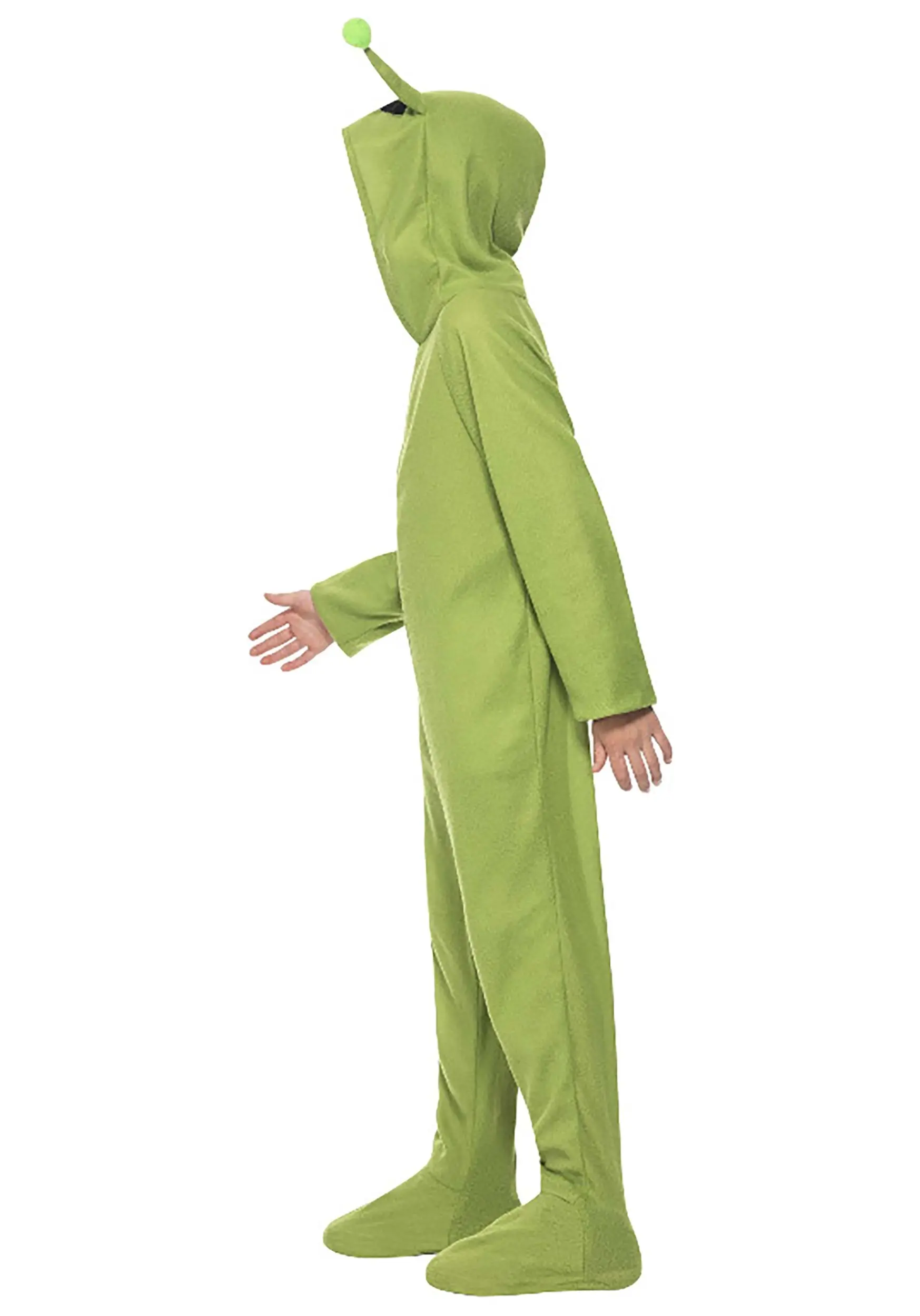 Smiffys Green Alien Jumpsuit Costume For Kids 5 Smiffys Green Alien Jumpsuit Costume For Kids - Image 3