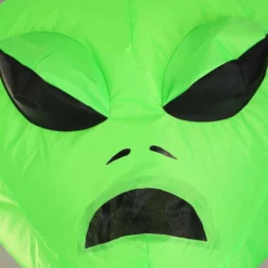 Bluenet Inflatable Green Alien Costume For Kids -Elope Store kids inflatable alien costume alt 2