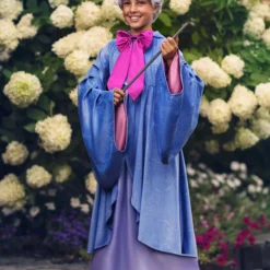 Fun Costumes Premium Disney Fairy Godmother Costume For Kids -Elope Store kids premium fairy godmother costume alt 1