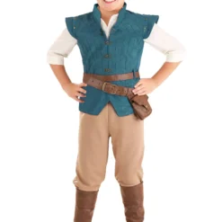 Fun Costumes Flynn Rider Costume For Kids From Disney's Tangled -Elope Store kids tangled flynn rider costume alt 4