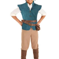 Fun Costumes Flynn Rider Costume For Kids From Disney's Tangled -Elope Store kids tangled flynn rider costume alt 6