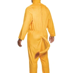 Disguise Limited Lion King Animated Simba Jumpsuit Adult Costume -Elope Store lion king animated adult simba jumpsuit costume alt 1